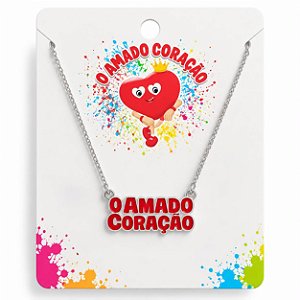 Colar O Amado Coração Vermelho