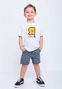 Camiseta Infantil R Kids branca