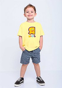Camiseta Infantil R Kids Amarela