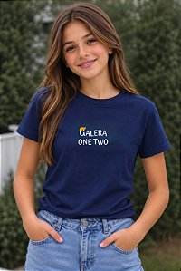 Camiseta Juvenil Galera One Two Cor Azul