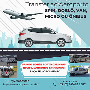 Transfers do Aeroporto do Recife para: