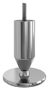 KIT PÉS PARA SOFÁS E POLTRONAS EM ALUMÍNIO AC-12