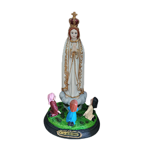 Imagem em Resina de NS de Fátima 20cm