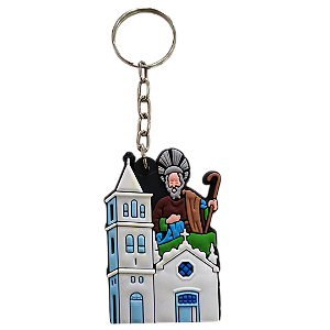 Chaveiro emborrachado Igreja São Joaquim