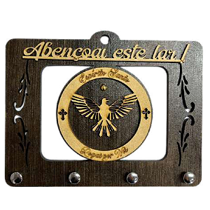 Porta chave em MDF tabaco Espírito Santo