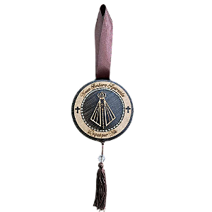 Mandala Cetim com Nossa Senhora Aparecida