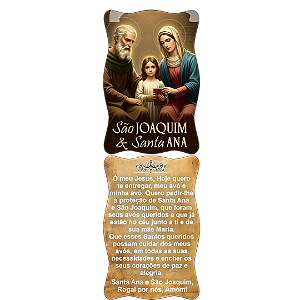 Adorno Duplo fita São Joaquim e Santa Ana
