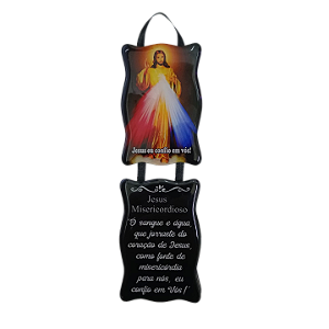 Adorno Duplo Fita Jesus Misericordioso