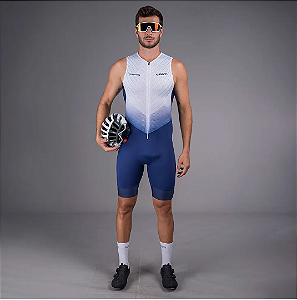 Macaquinho Triathlon Woom Carbon Storm Sky Masculino