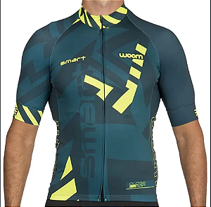 Camisa de Ciclismo Smart Way Green Masculina