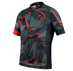 Camisa de Ciclismo Free Force Sport Cracked Masculina