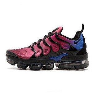 vapormax rosa e azul