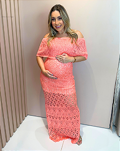 Vestido Longo Ciganinha Tricô