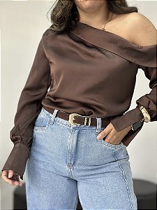 Blusa de Cetim