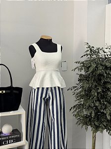 BLUSA PEPLUM TRICOT