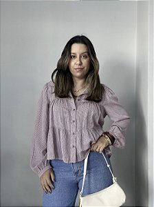 BATA VISCOLINHO LISTRADA