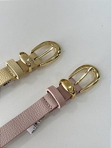 Cinto colorido couro