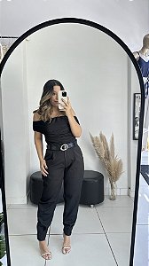 Calça cenoura alfaiataria