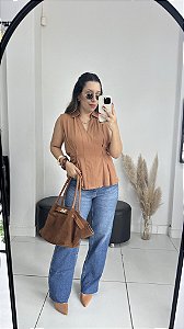 Calça Reta barra fio