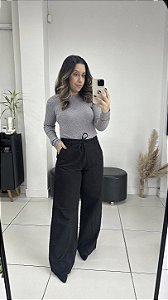 Wide Leg Sarja com cordao