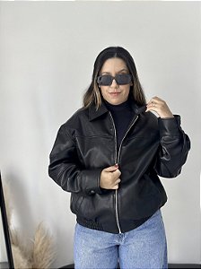 Jaqueta couro Elis