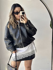 Jaqueta couro Elis