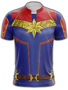 Camiseta Personalizada SUPER - HERÓIS  Capitã Marvel - 013