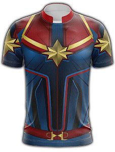 Camiseta Personalizada SUPER - HERÓIS Capitã Marvel - 012