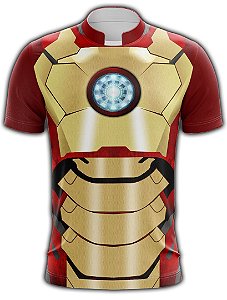 Camiseta Personalizada SUPER - HERÓIS Homem de Ferro - 011