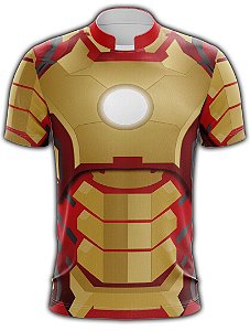 Camiseta Personalizada SUPER - HERÓIS Homem de Ferro - 023