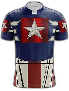 Camiseta Personalizada SUPER - HERÓIS Capitão América - 018