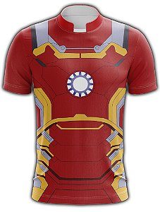 Camiseta Personalizada SUPER - HERÓIS Homem de Ferro - 044