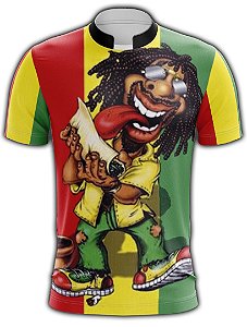 Camisa Masculina Personalizada Unissex Bob Marley - C2