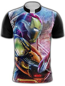 Camisa  Personalizada HEROIS Homem de Ferro - 002