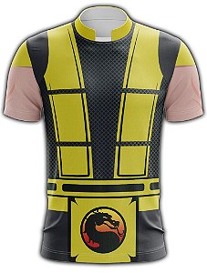 Camisa Personalizada Mortal Kombat  Scorpion - 002