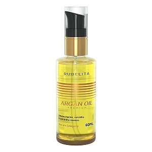 Oleo Reparador De Pontas Argan Oil 60ml Rubelita