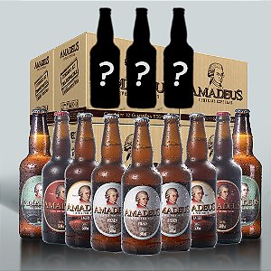 Caixa com 12 garrafas