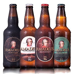 Kit 4 Cervejas Amadeus 500 mL
