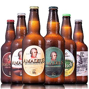 Kit 6 Cervejas Amadeus 500 mL