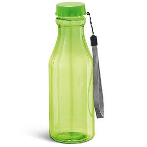 Garrafa Verde Transparente 600 ml com Alça - Livre de BPA