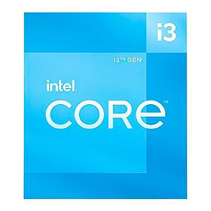 Processador Intel Core I3-12100, 12ª Geração, 3.30ghz, Socket Lga1700, Cache 12mb - Box
