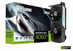 Placa de Vídeo ZOTAC GAMING GeForce RTX 4060 Ti 8GB Twin Edge