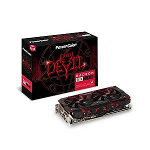 Placa de Vídeo AMD PowerColor Radeon RX580, 8GB GDD5, Red Devil, 256 Bits