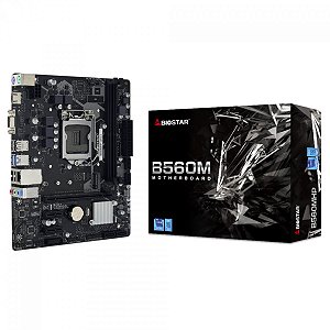 Placa Mãe Biostar B560MHP, Chipset B560, Intel LGA 1200, mATX, DDR4