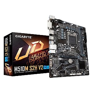 Placa Mãe Gigabyte H510M S2H V2 (rev. 1.0), Intel, micro ATX, DDR4