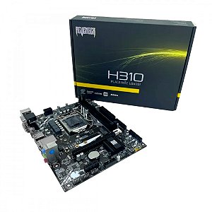 PLACA MÃE INTEL H310M LGA 1151, M.2 NVME, 2X DDR4, HDMI/VGA, 8º E 9º