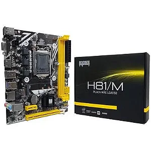 PLACA MÃE H81-M REVENGER, INTEL, 4ª GERAÇÃO, DDR3 LGA 1150