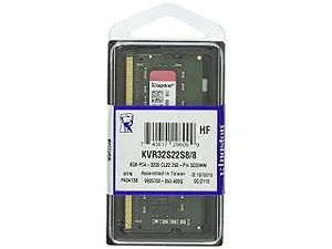 Memória Kingston, 8GB, 3200MHz, DDR4, CL22, Para Notebook