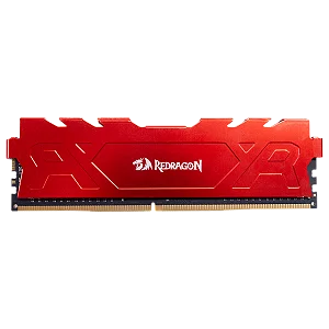 Memória DDR4 Redragon Rage, 16GB, 3200Mhz, CL16, Red, GM-702