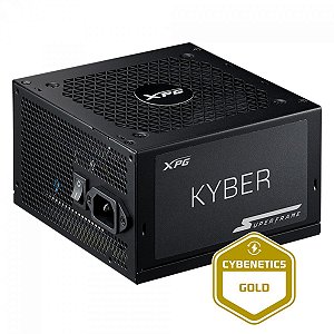 Fonte SuperFrame Kyber, By XPG, 750w, 80 Plus Gold, Com conector PCIe 5.0, PFC Ativo